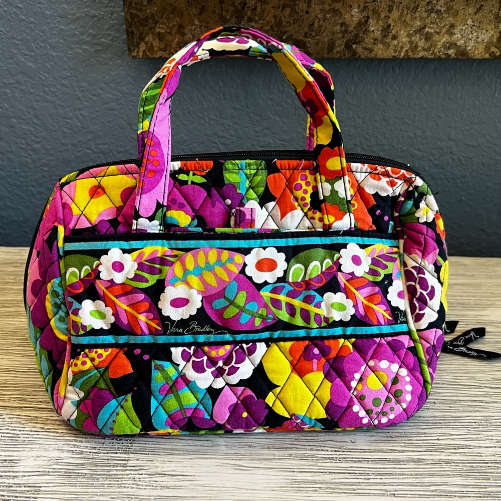 Vera Bradley Multi-Color Floral Quilted Travel Bag